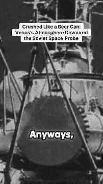 The moment a machine was crushed by an alien world's atmosphere. See the brutal reality of Venus!