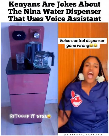 Kenyans Are Making Jokes About The Nunix Water Dispenser That Uses Ai Voice Assistant Commands 😂 | Nairobi Express