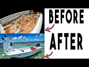 Restoring a FREE Junkyard BOAT! (MUST SEE TRANSFORMATION)