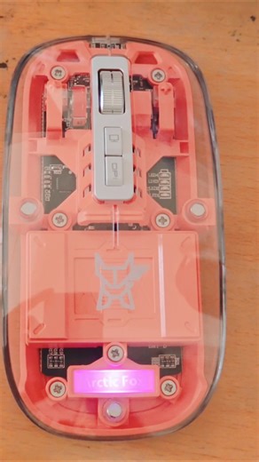 Arctic Fox Transparent Wireless Mouse with LED light unboxing Review 🚦 #mouse #wireless #gadgets