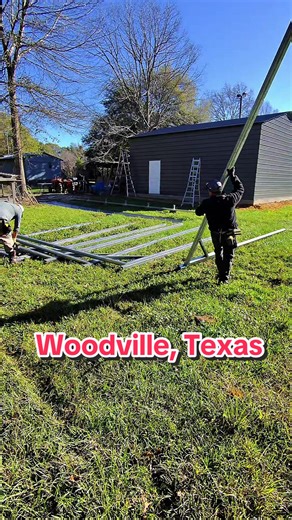 52’W×30’L×12’H setup 12’ lean • 24’ center • 15’ lean Built exactly how the customer wanted. 🔥 #MetalBuilding #TexasBuilder #CustomBuild #GarageShop