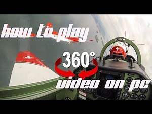 how to play 360 video in your PC Laptop