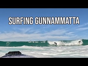 Surfing Clean Gunnamatta Beach GoPro RAW footage