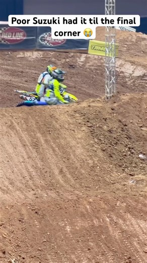 From 1st to LAST in the Final Corner! #fail#dirtbike#motocross#racing#fyp#iphone#viral#bike#rider