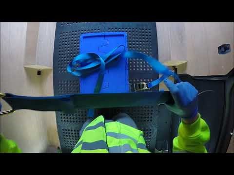 How To Use A Ratchet Lashing Strap - SecureFix Direct Demonstration Video