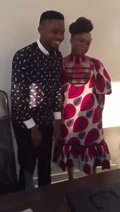 Cheta Igbokwe meets Chimamanda Ngozi Adichie at the 2019 Purple Hibiscus Creative Writing Workshop