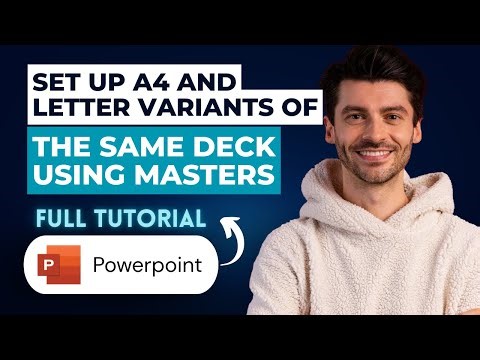 How to Set Up A4 and Letter Variants of the Same Deck Using Masters in PowerPoint [2026 Guide]