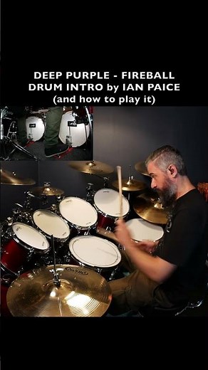 HOW TO PLAY - FIREBALL - DEEP PURPLE - DRUM INTRO