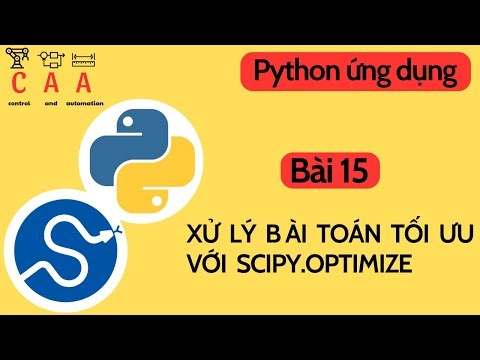 Xử lý bài toán tối ưu với scipy.optimize trong Python | SciPy tutorial