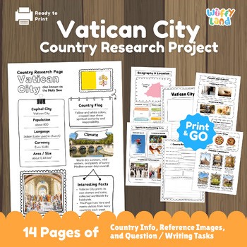 Vatican City Country Study | Europe Geography & Catholic Education Activity