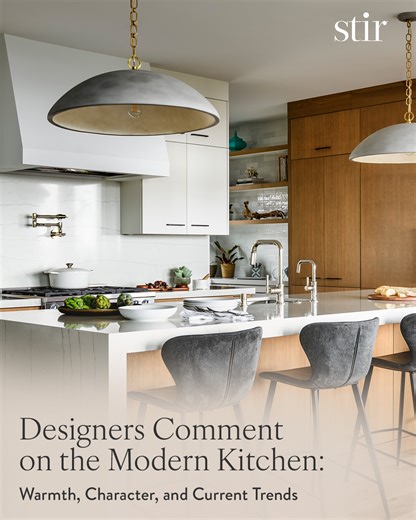 Sherwin-Williams Design Pros on Instagram: "Kitchens are becoming the most emotionally resonant spaces in the home. From warm modernism to character-driven design, discover how today’s leading designers are shaping kitchens for 2026 and beyond.​ Tap the link in our bio to learn all about it in STIR®. Designers:​ Jennifer Kowalski of @sixwallsinteriordesign Jamie Gasparovic of @studiogaspo @emilychastaininteriordesign @seapointeconstruction @sabrinarasodesignllc Susan Chancey Samantha Rachel Inte