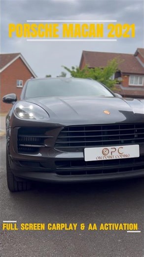 Porsche Macan Full Screen CarPlay Conversion. #porsche #macan #applecarplay #androidauto
