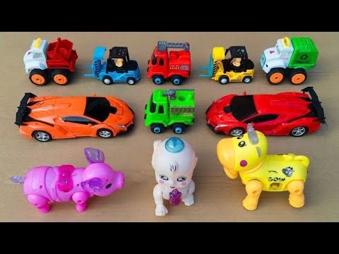 Gadi wala cartoon | toy helicopter video tractor jcb dumper truck | train toy set airplane #cartoon
