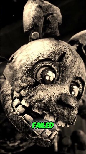 William Afton's Deadly Mistake Springtrap's Gruesome Origin Story! #creepy #scary #horrortok #fnaf