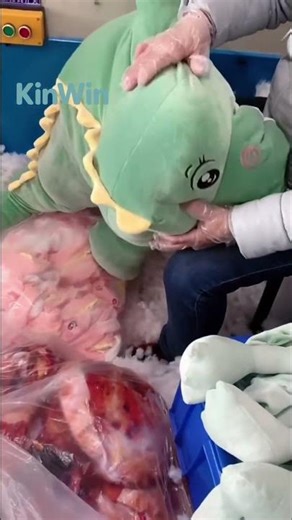How Giant Plush Crocodile Cushions Are Stuffed | Oversized Plush Manufacturing Process