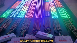 Smart LED Strip Lights;SK6813 Pixels Strip (Control Similar WS2815/WS2812B) Individually Addressable RGB LED Lights DC12V Input ;for Bedroom, Living Room, Kitchen, Party, Home Decor