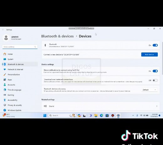 How to connect to bluetooth device in windows 11 laptop 📶 #digoslaptop