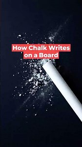 21-Why Chalk Actually Works on a Board #science #physics