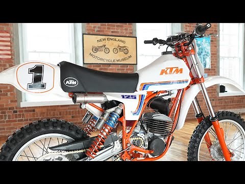 CLASS OF 1981 KTM 125 2 STROKE 6 SPEED MXC WORLD CHAMPION