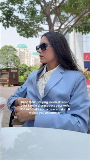 Dear Men: "Staying Neutral" is Ruining Your Marriage #shorts #modernbahu