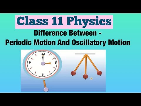 Difference Between - Periodic Motion And Oscillatory Motion | Class 11 Physics