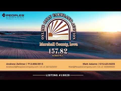 Listing #19029 | 157.82 Acres M/L in Marshall County, Iowa