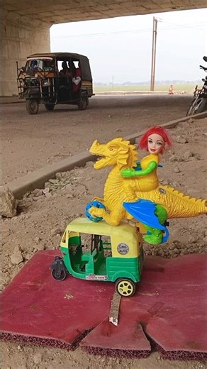 Remote Control Dragon Girl And Autorickshaw Unboxing And Testing Short ||