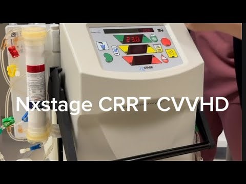Nxstage CRRT machine set up