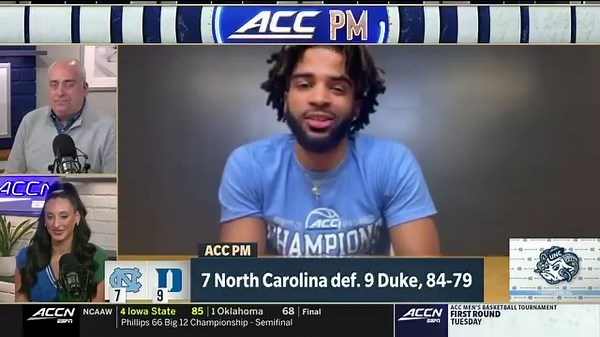 14K views · 1.4K reactions | RJ Davis ➡️ Interview on ACC Network  | UNC Basketball | Facebook