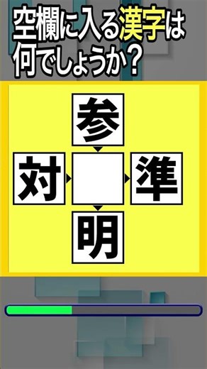 [Fill-in-the-blank Kanji Quiz] Fill in the blanks with kanji to create four two-character compoun...