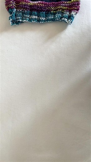 【編み物日常】余り糸を繋いで作った、私のお気に入りニット帽❁#編み物 #ニット帽 #余り糸