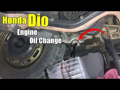 Honda DIo Scooter Engine Oil Change 10w-30 Oil