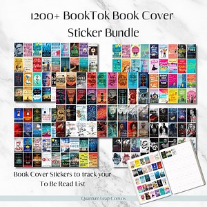 MEGA Booktok Sticker Bundle: 1400  Printable Book Stickers Digital PDF Download - Etsy