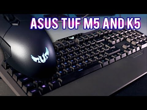 Asus TUF RGB GAMING M5 Mouse and K5 Keyboard Review