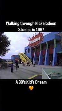 *1997* Nickelodeon Studios walk-thru