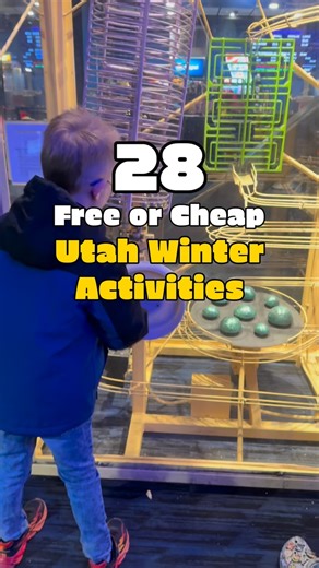 Things To Do In Utah on Instagram: "Looking for ways to keep your kids entertained this winter? Check out these 28 awesome (and FREE or cheap!) spots in Utah! ✨ @clarkplanetarium (Salt Lake): Free space museum ✈️ @aerospaceutah (Roy) 🎡 @sandyutahscheels (Sandy): Small fee for Ferris wheel (free with GetOutPass), bowling, arcades, fish tank and more 🦍 @hoglezoo offers $6 online admission the last Wed of the month in Nov-Feb 📚 Local libraries: check for free storytime, crafts, and programs. ❄️ 