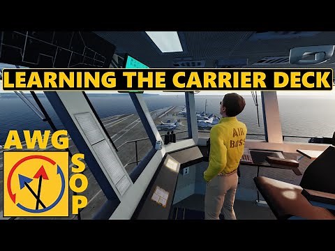 DCS World - SUPER-CARRIER DECK LAYOUT Training