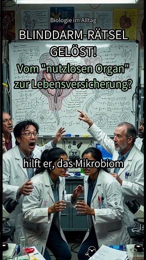 26. Das Geheimnis des Blinddarms: Ist alles, was wir wissen, falsch? 🤯🧪 #Blinddarm #Appendix #D