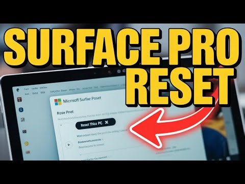 How to factory reset Surface Pro - Step by Step
