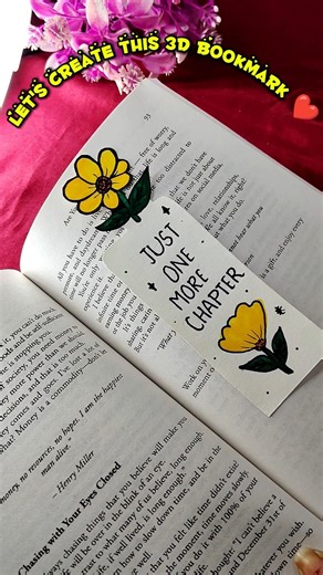3D Bookmark 😱🤫|| #hsharmaarts #diy #shorts #trendingshorts #viralshorts #youtubeshorts