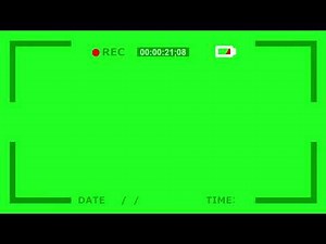 camera green screen effect || cctv camera recording green screen || recording green screen