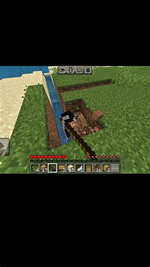 I made my incomplete swimming pool in Minecraft