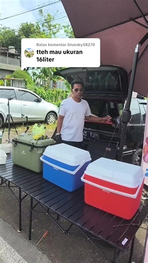 Cooler 16ℓ Tahan Beku 8 Jam — Muat Es Mambo 50-60