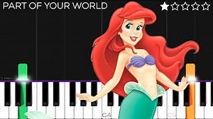 Part Of Your World - The Little Mermaid | EASY Piano Tutorial Chords - ChordU
