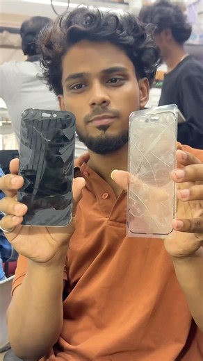 Separating iPhone display and glass 17 Pro glass change #shorts