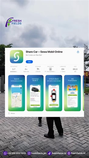 Fresh Fields on Instagram: "Untuk kalian yang masih bingung mau sewa kendaraan atau mobil, kalian bisa cek di @sharecarid atau kalian bisa download aplikasinya di smartphone kalian. Caranya juga mudah banget kalian bisa isi data diri lengkap lalu cek lokasi @sharecarid yang terdekat dari rumah kalian. @sharecarid juga punya banyak promo loh, jangan sampai kelewatan promo promo yang ada ya.. #sharecar #sharecarid #freshfields #freshfieldsjakarta #sewamobiljakarta"