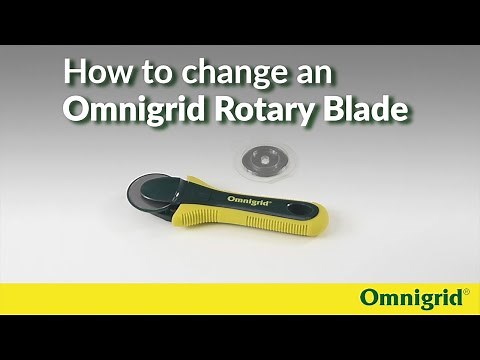 How to Change an Omnigrid Rotary Blade