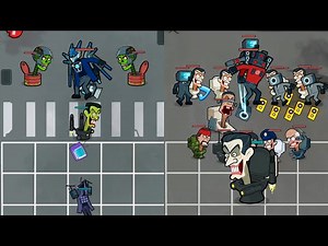 MAX LEVEL MERGE WAR: MONSTER VS CYBERMAN & SKIBYDY VS KAMERA - Merge Battles GamePlay - iOS, Android