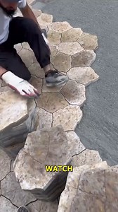 Crafting a Stone Pathway Step-by-Step. #StonePathway #GardenArt #DIYHomeImprovement #Craftsmanship #OutdoorDesign | Doraya Jennings