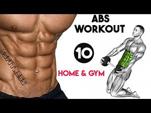 10 Best Exercises For Abs At Home & Gym! 🔥 How To Get Abs Fast